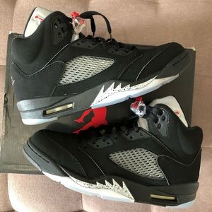 Nike air Jordan 5 retro metallic OG size 10